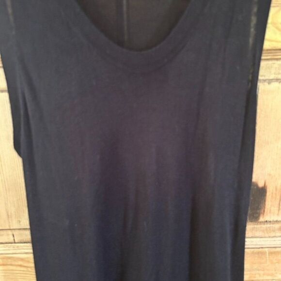 Sly Standard Free (OSFM) Black Tank Dress Sleeveless Pockets Midi Length - Picture 8 of 11